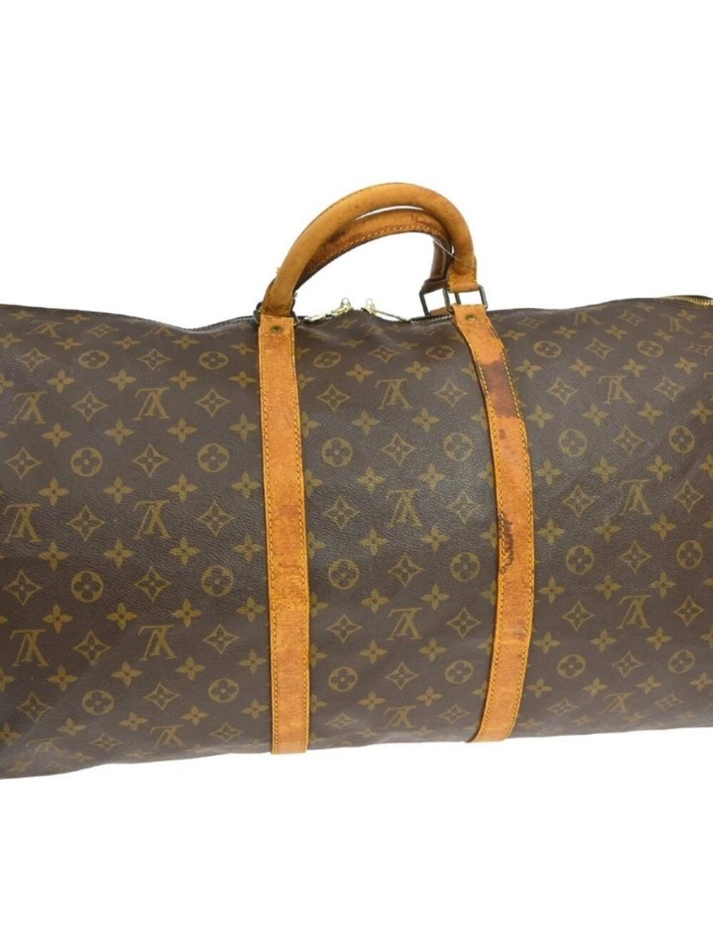 LOUIS VUITTON MONOGRAM KEEPALL BANDOULIERE 60 BAG - Picture 2 of 16